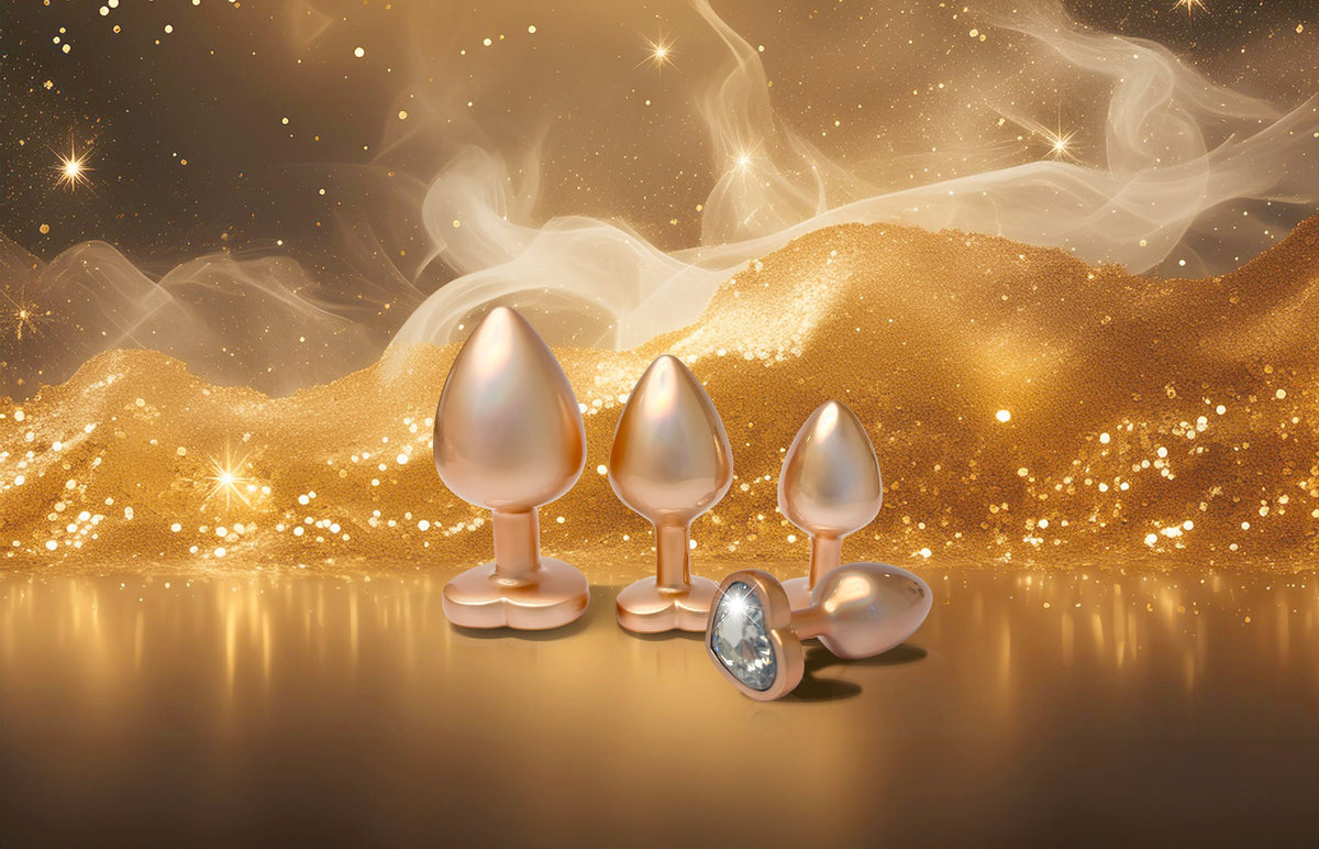 Tappo piccolo in oro perlato scintillante