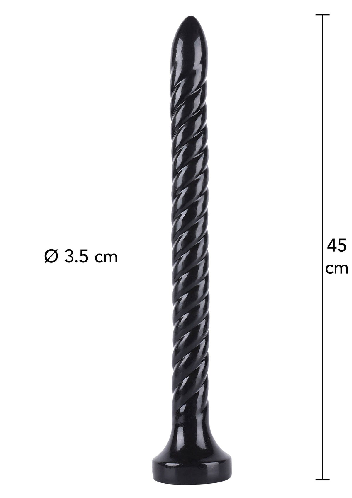 Serpente anale 45 cm nero