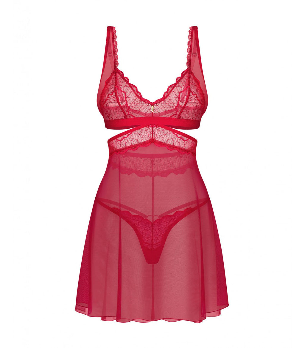 BABYDOLL E PERIZOMA CUPIDE DESIR 2XL/3XL