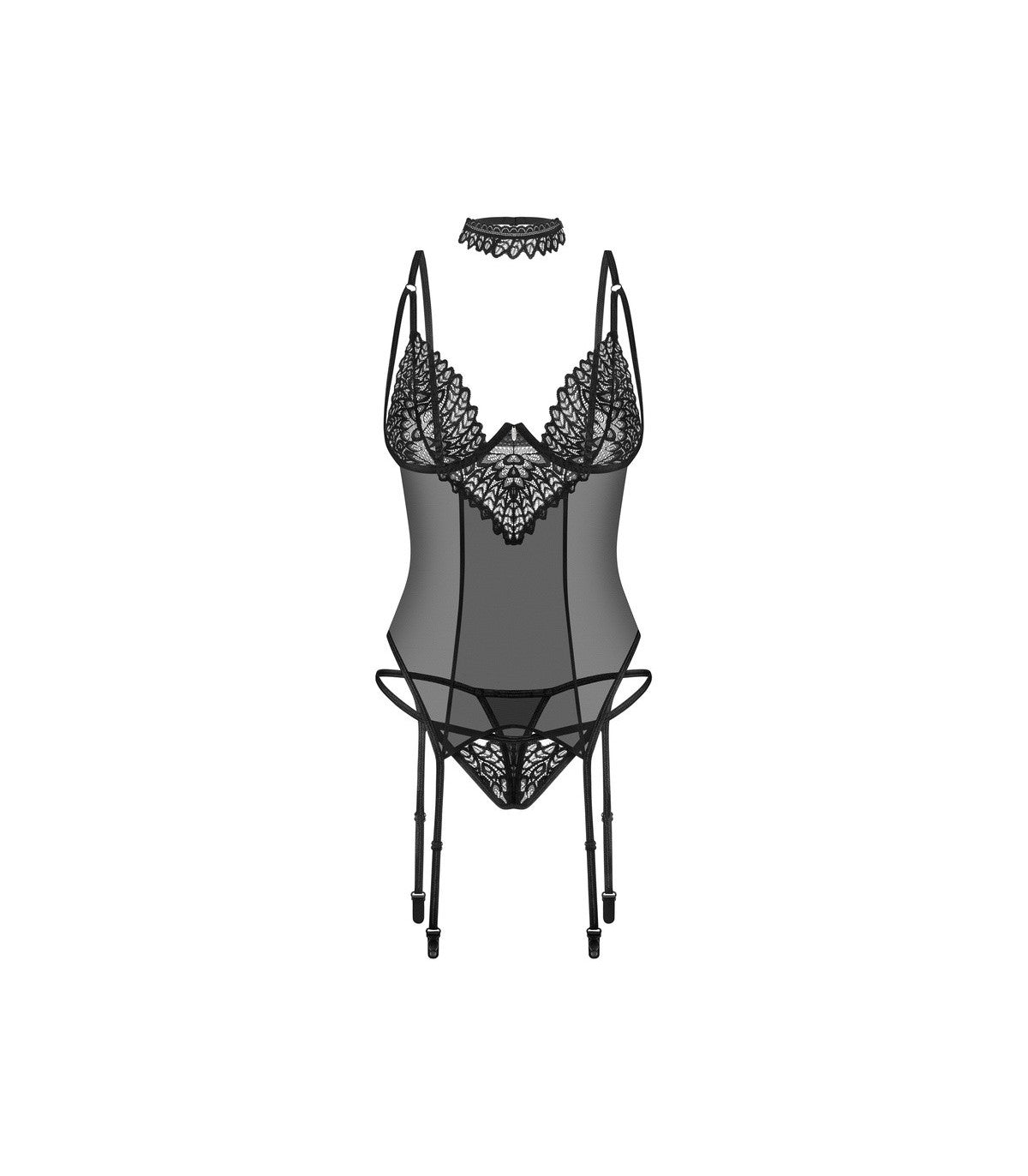 DONARELLA CORSET & THONG XL/2XL